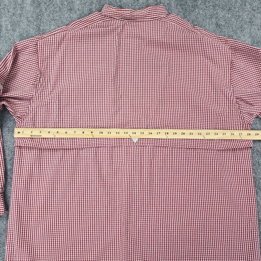 South Carolina Gamecocks Shirt Men XXL Gingham Check Columbia PFG Super Bonehead - Picture 5 of 16